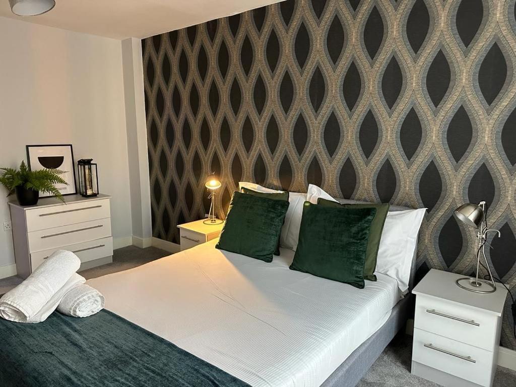 Luxury 9Ine Beautiful Bull Ring Apartment Free Parking Birmingham Luaran gambar