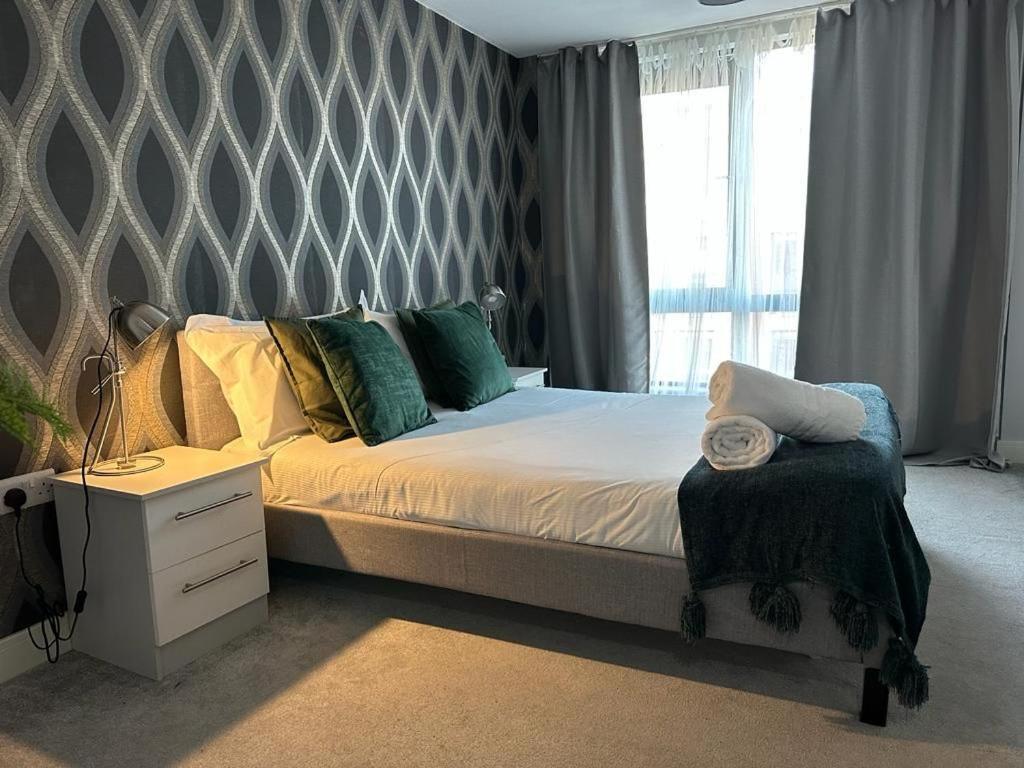 Luxury 9Ine Beautiful Bull Ring Apartment Free Parking Birmingham Luaran gambar